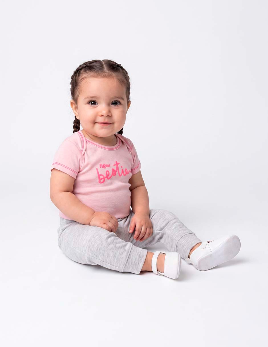 Mameluco de algodón para bebé niña 3