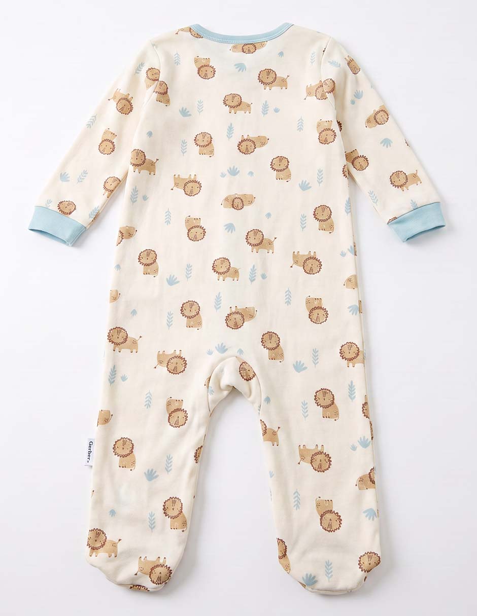 Mameluco safari de algodón para bebe niño 3