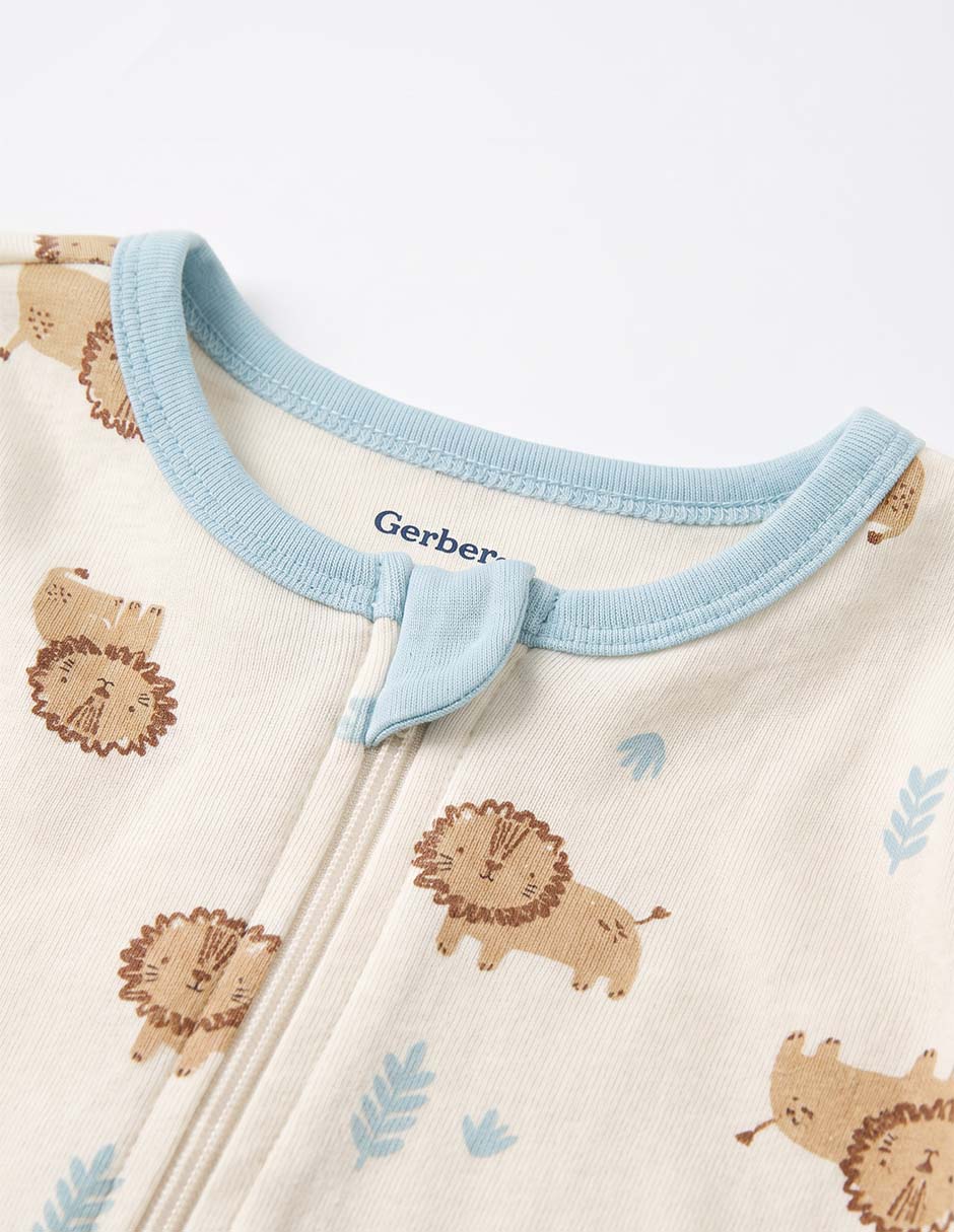 Mameluco safari de algodón para bebe niño 4