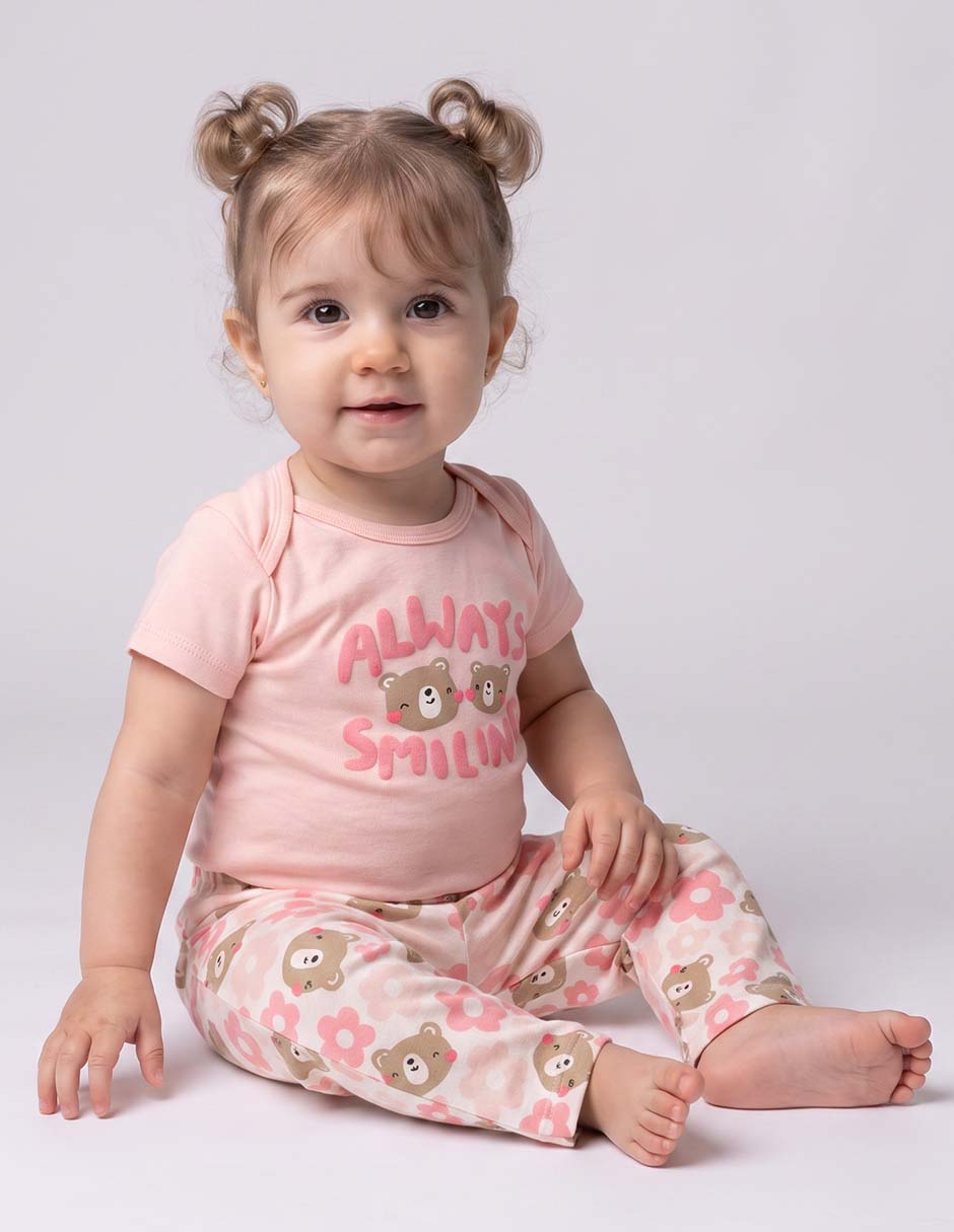 Conjunto de algodón para niña
