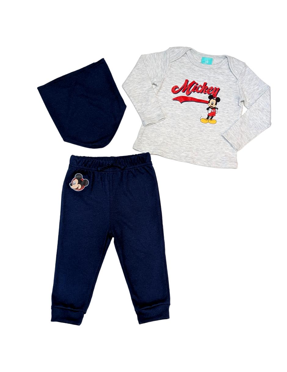 Conjunto casual Disney Dtr Mickey para bebé niño