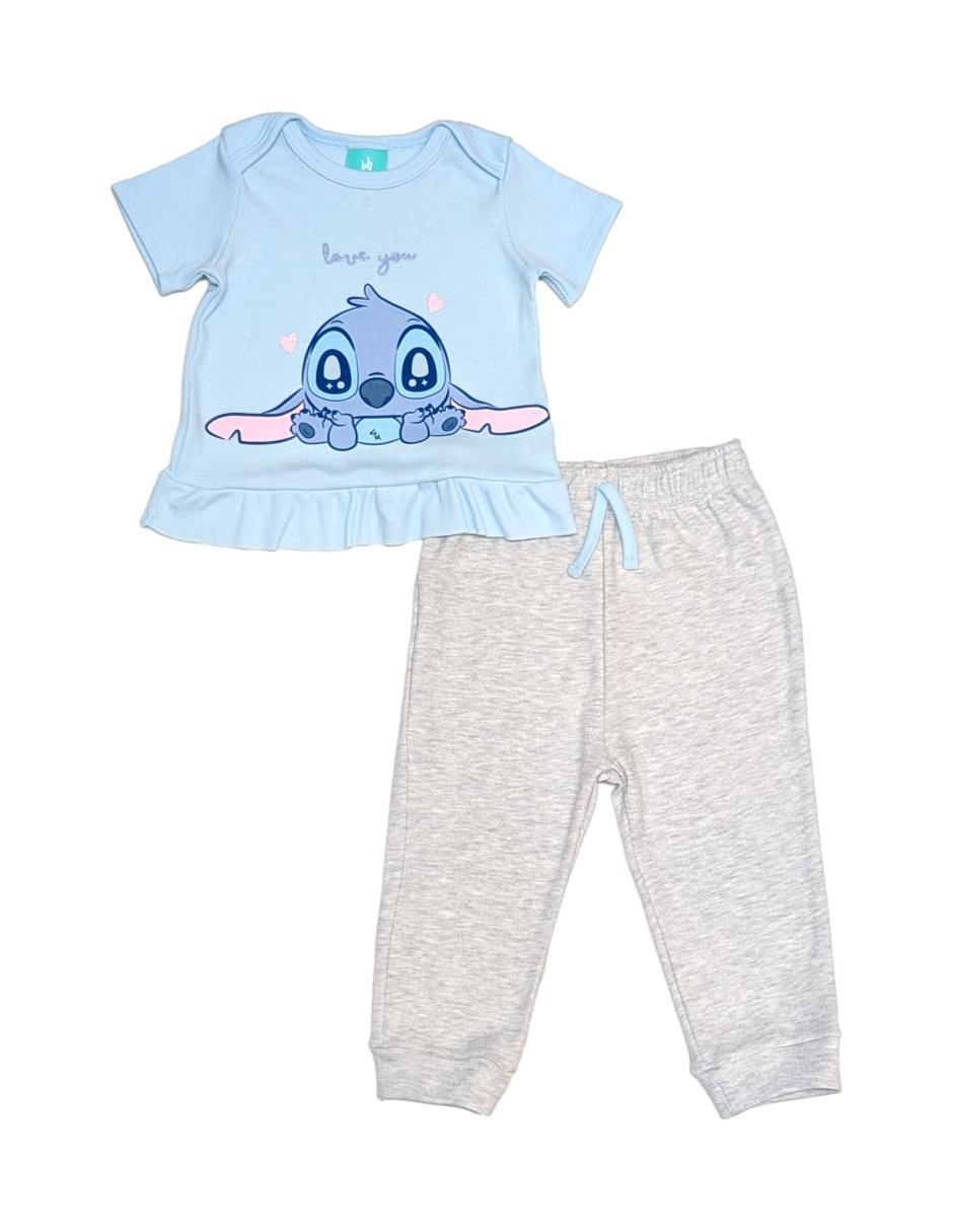 Conjunto casual stitch para niña