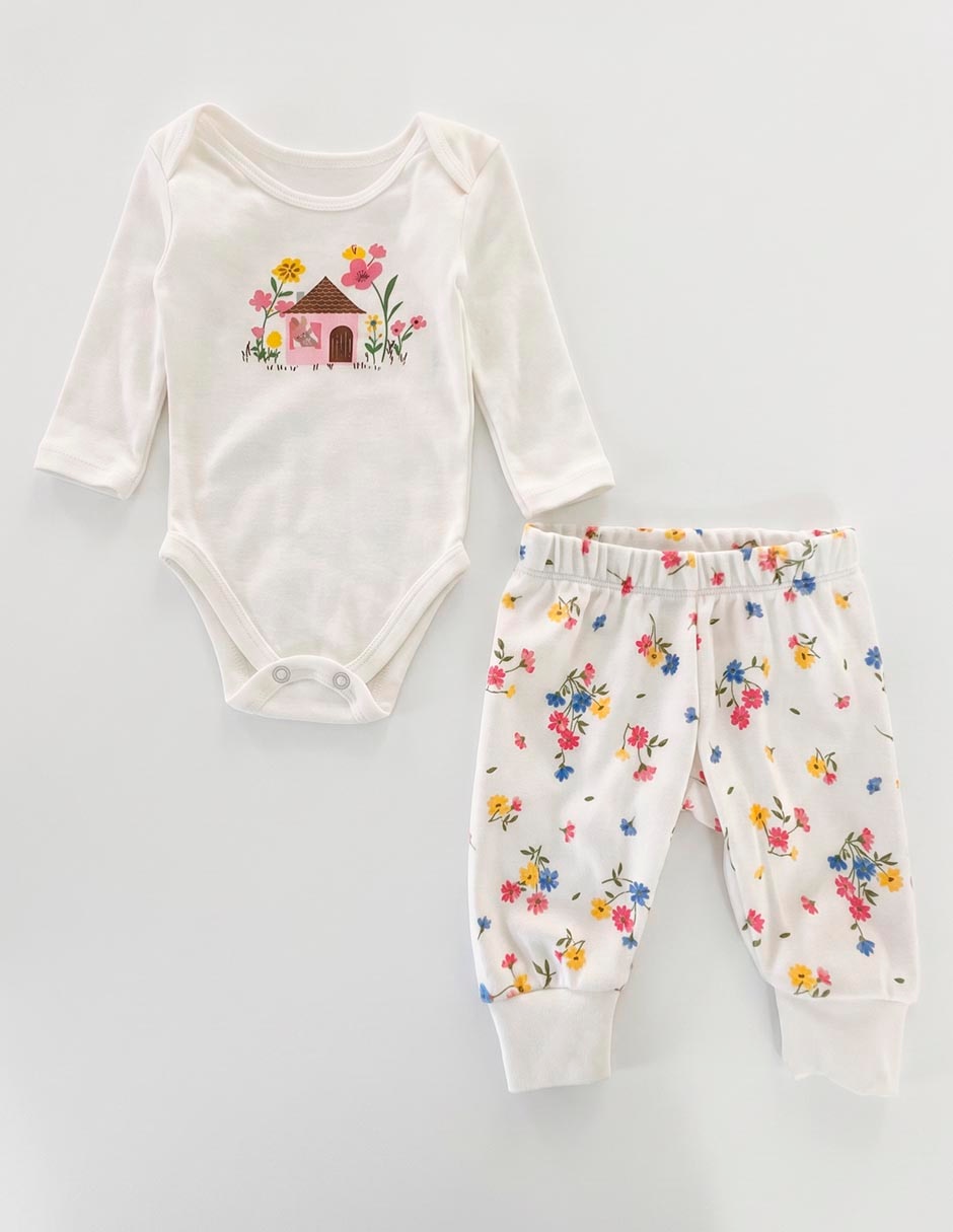 Conjunto de algodón para niña 2