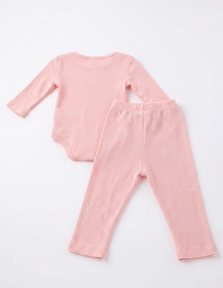 Conjunto casual de algodón para bebé niña 3