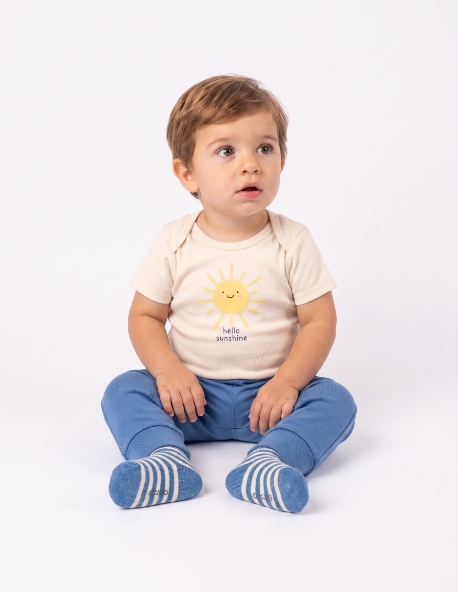 Conjunto casual de algodón para bebé niño