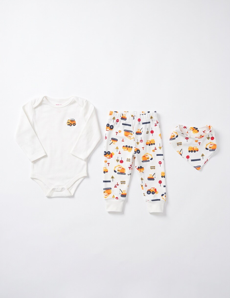 Conjunto casual de algodón para niño 3