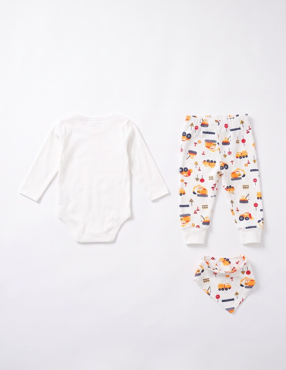 Conjunto casual de algodón para niño 4